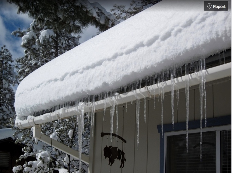 snowy roof